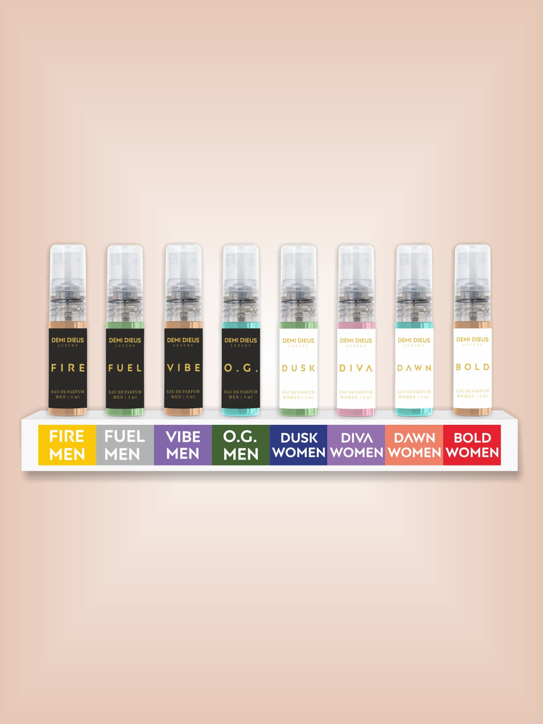 Luxury Perfume Trial Pack - 12 x 5ml