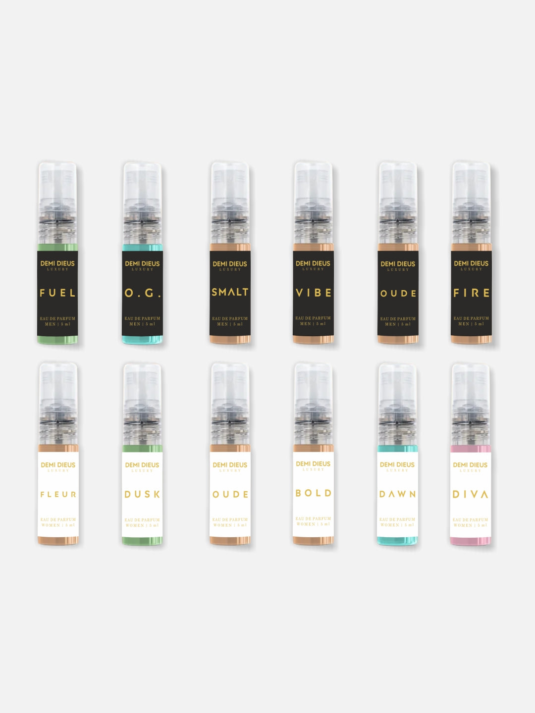 Luxury Perfume Trial Pack - 12 x 5ml